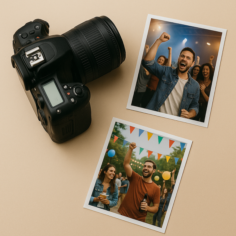 Event Flash - Appareil photo et souvenirs d'événements